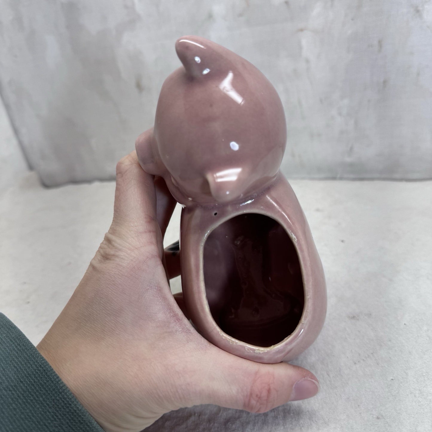 McCoy Pottery Pink Pig Planter Vintage