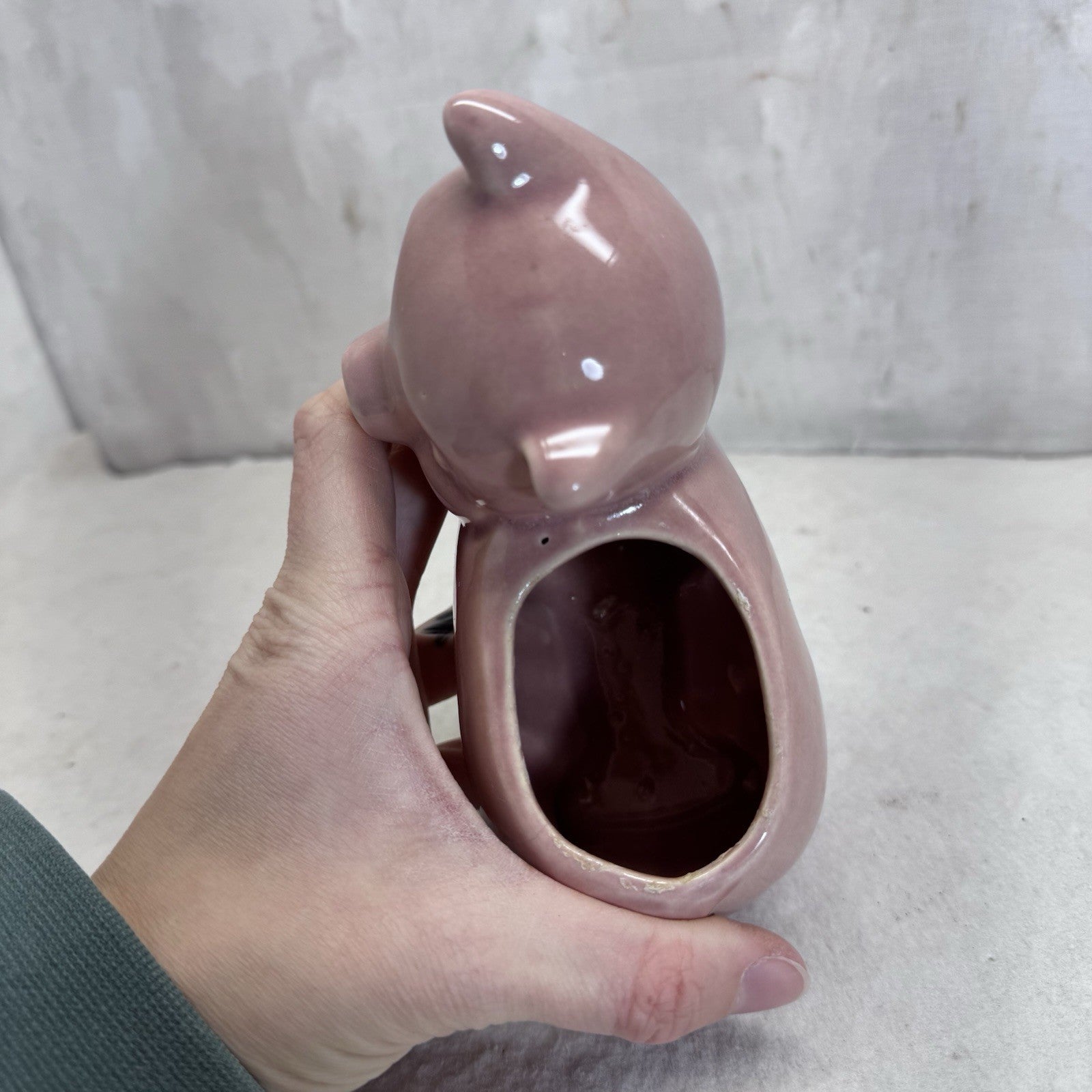 McCoy Pottery Pink Pig Planter Vintage