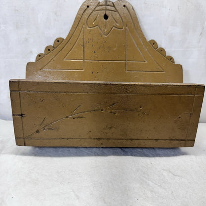 Primitive Mustard Color Candlebox