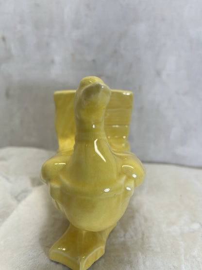 McCoy Yellow Duck Planter Vintage 