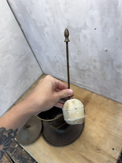 Vtg Fire Starter Wand With Smudge Pot  #S-1559