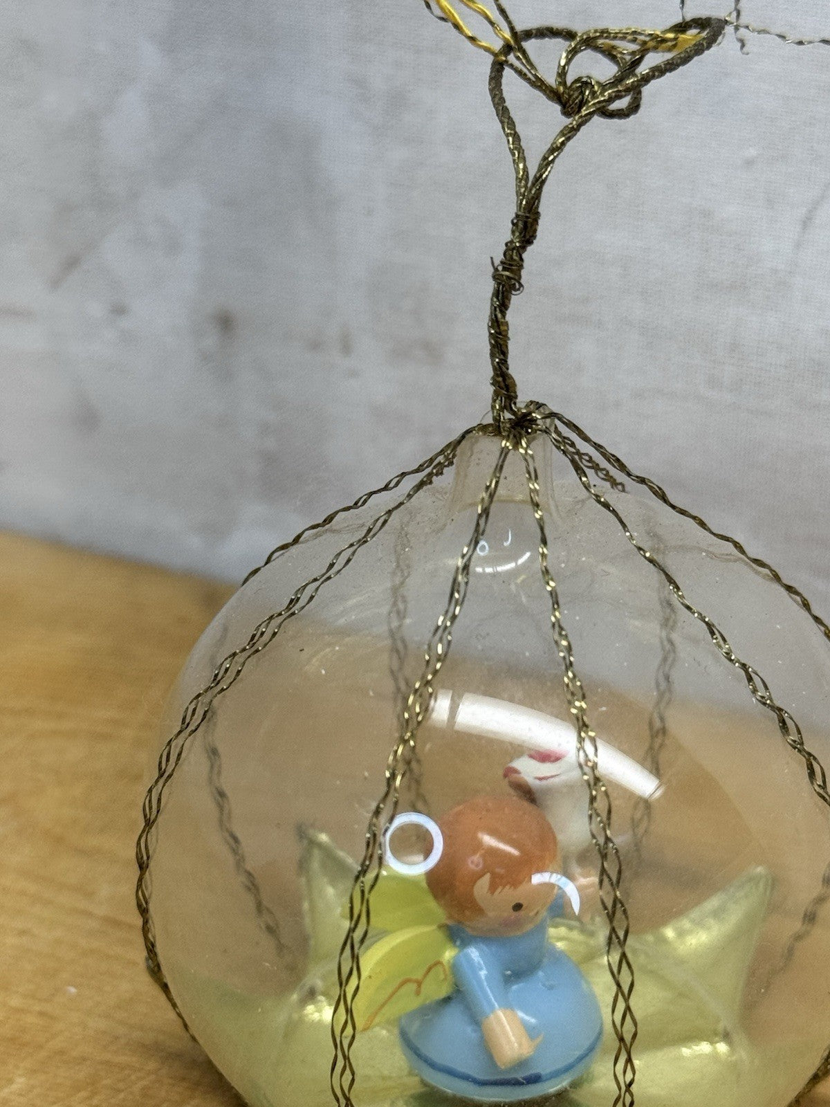 Vintage West Germany Angel Ornament  #1053
