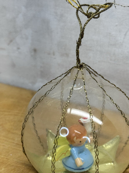 Vintage West Germany Angel Ornament  #1053