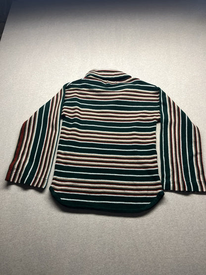 1960s, 70s Men’s Hippy Donn Kelly L Sleeve Knit Striped Shirt