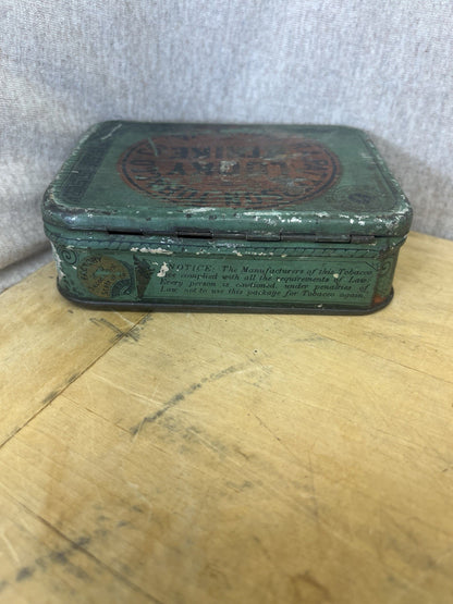 Lucky Strike Empty Tobacco Tin Vintage 
