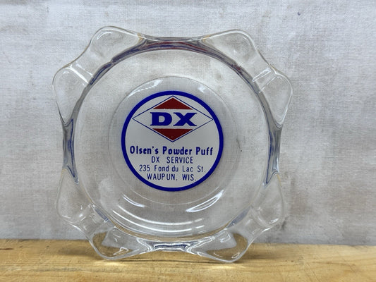 Olsen’s Powder Puff Ashtray Waupun Wisconsin Advertisement #1313