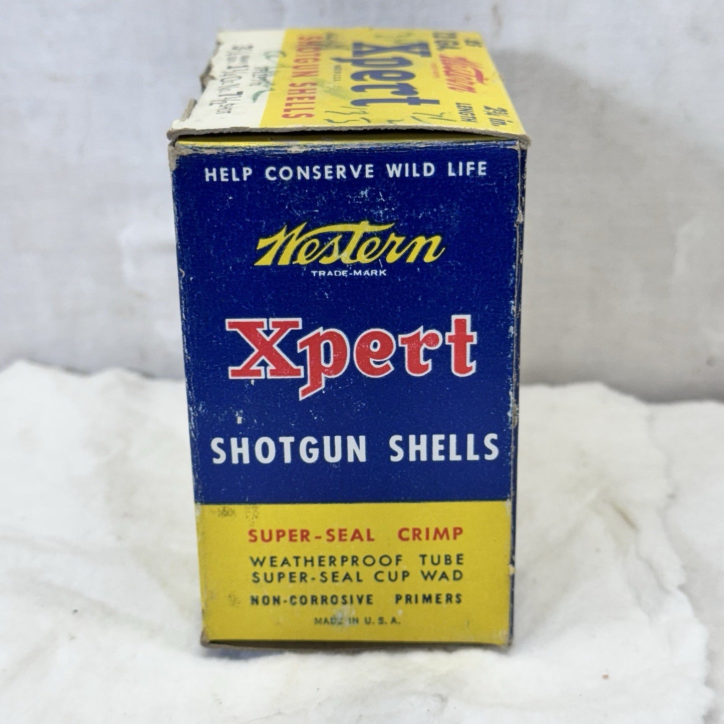 Western Shotgun Shells Xpert Vintage Empty Box
