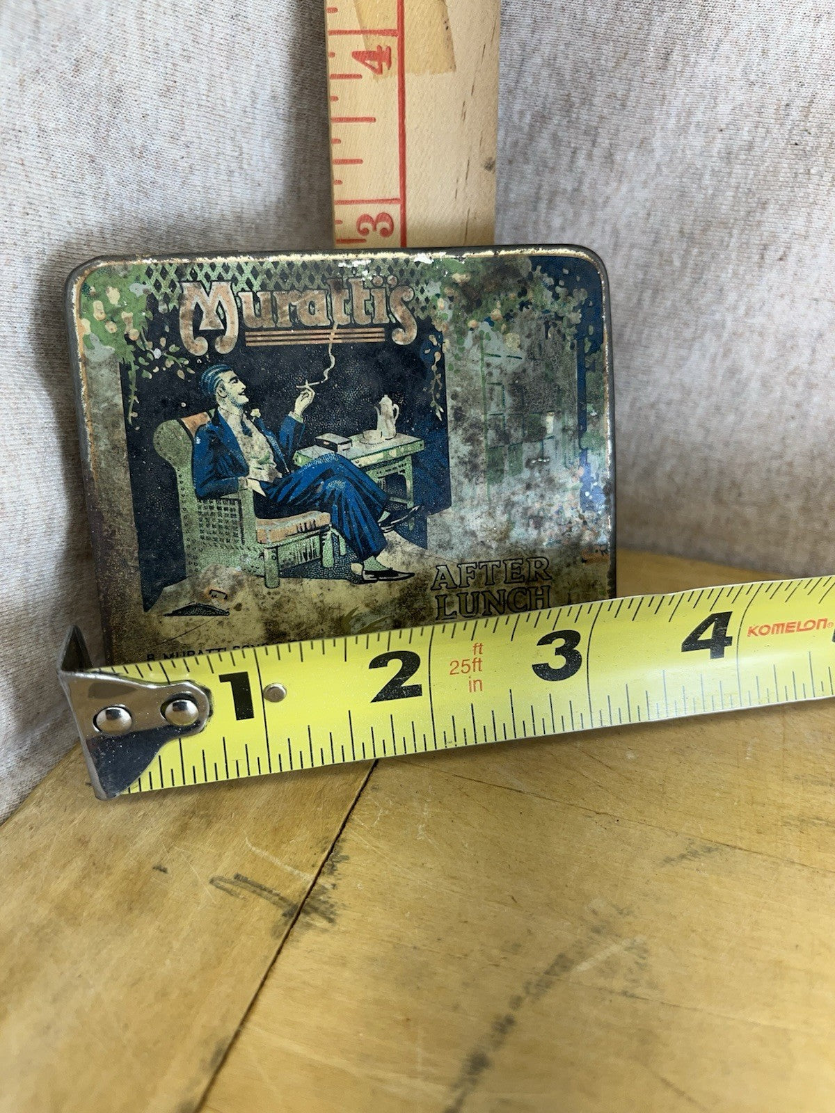 Empty Murattis After Lunch Cigarette Tin