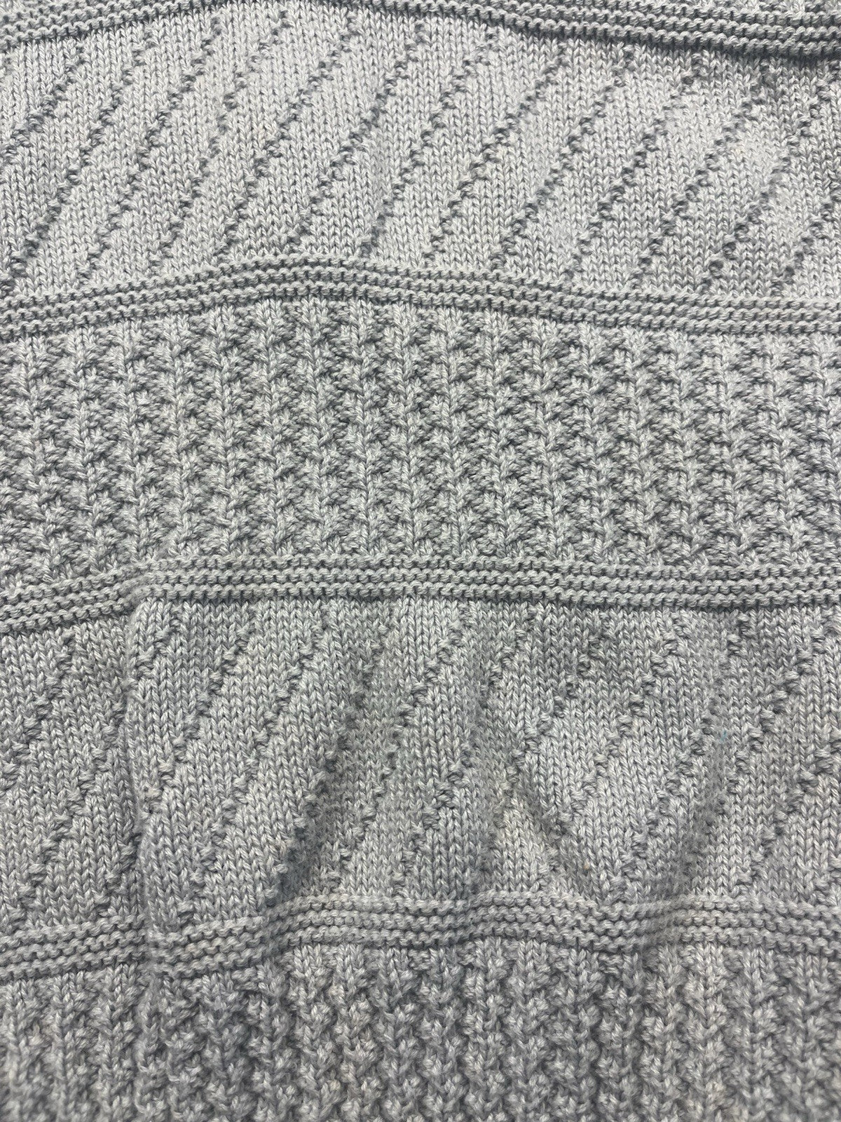 1980s Men’s Grey Knit Vest