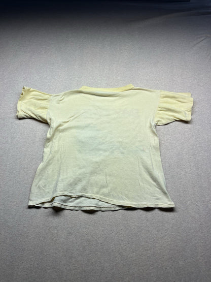 1980s Unisex S Sleeve Yellow Daytona Tshirt
