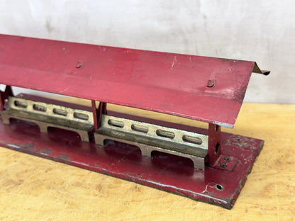 Hafner Vtg O Gauge Tin Litho Train Station Platform Bench Seats #1614