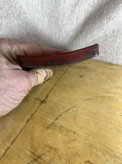 Old English Curve Cut Vintage Empty Tin