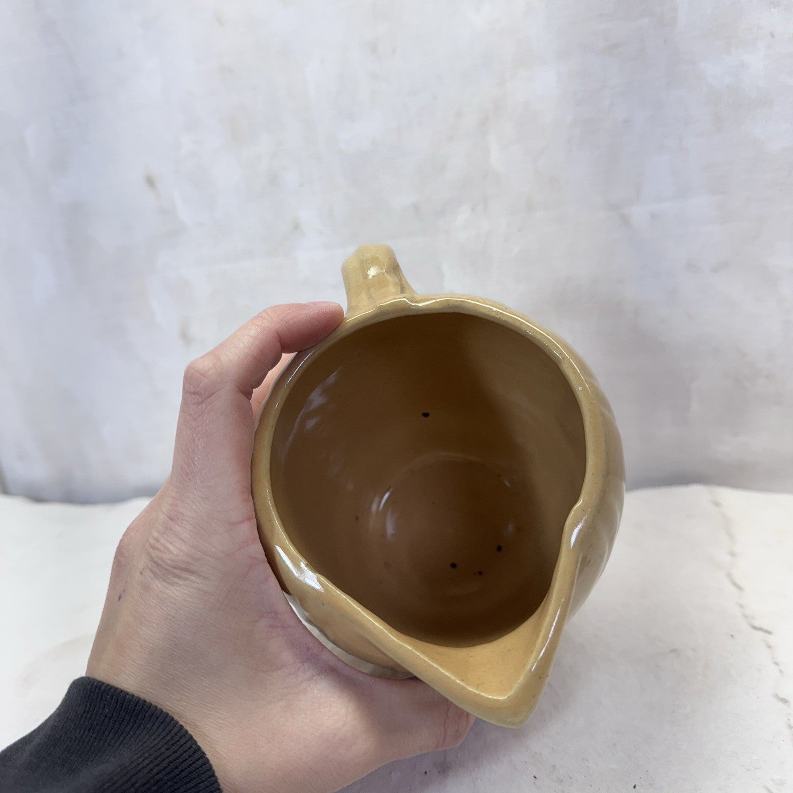 Paul Sielaff Shiocton Wisconsin Stoneware Pitcher Vintage Advertising