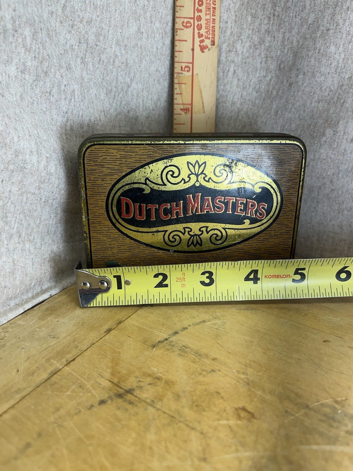 Dutch Masters Empty Vintage Tobacco Tin