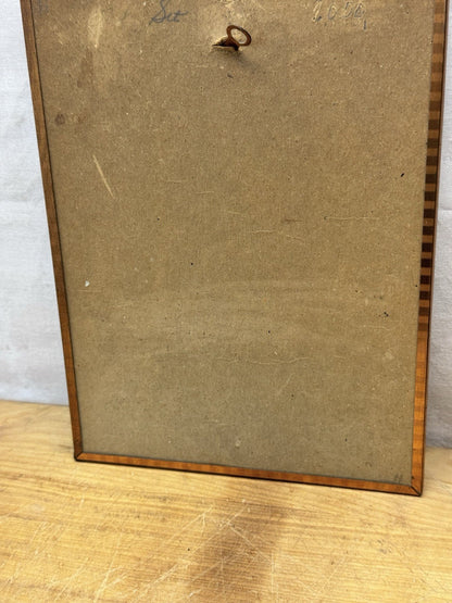 Reverse Silhouette Painting Antique #1481