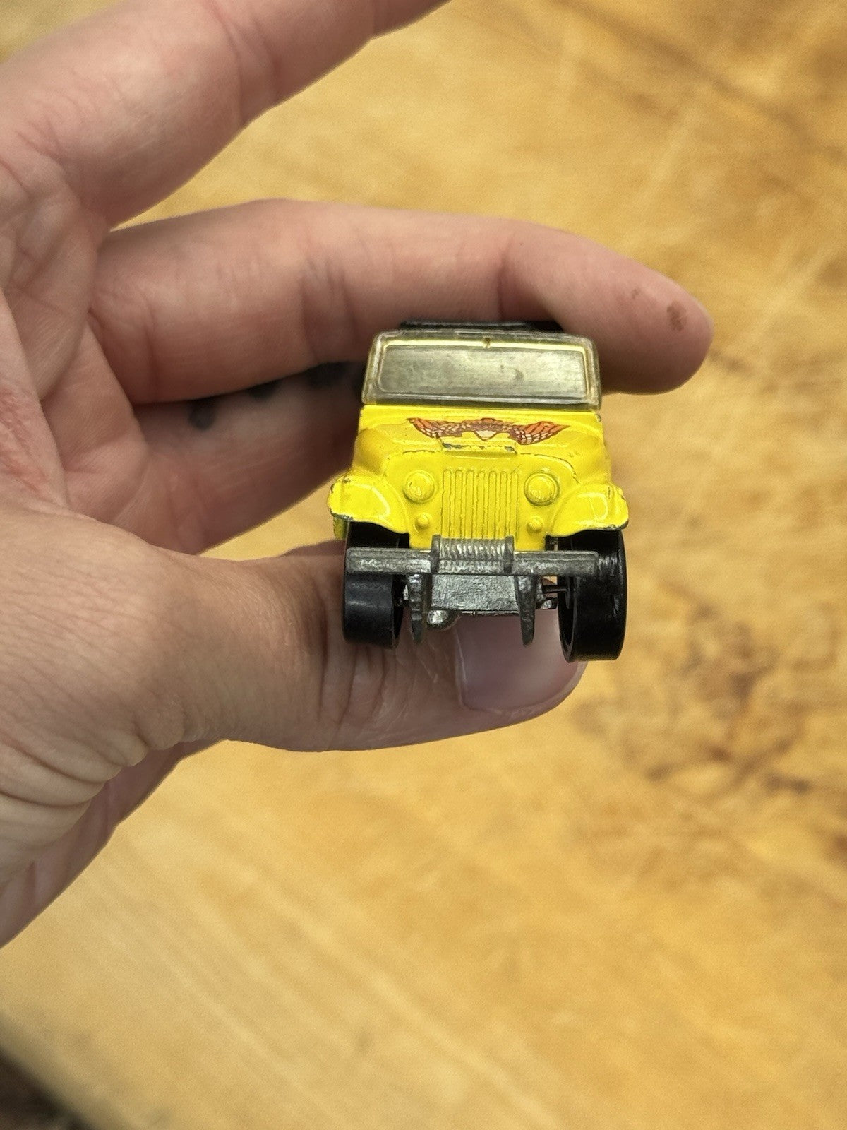 Vintage 1981 Mattel Hot Wheels Yellow CJ-7 Jeep #1235