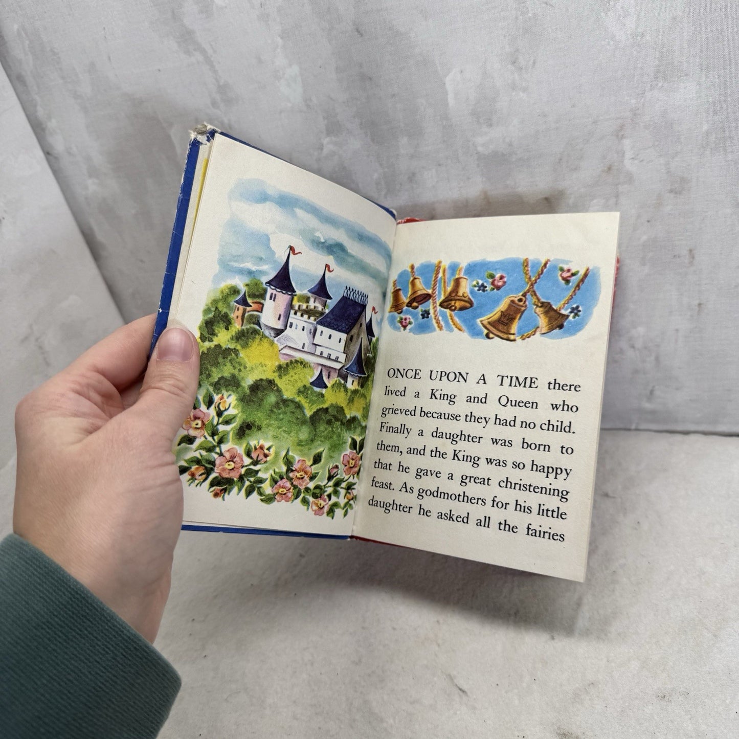 Sleeping Beauty Rand McNally Junior Elf Book Children’s Vintage 