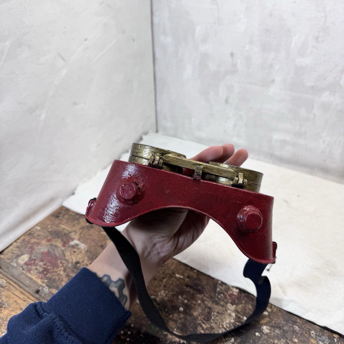 Steampunk Aviator Plastic Costume Goggles 