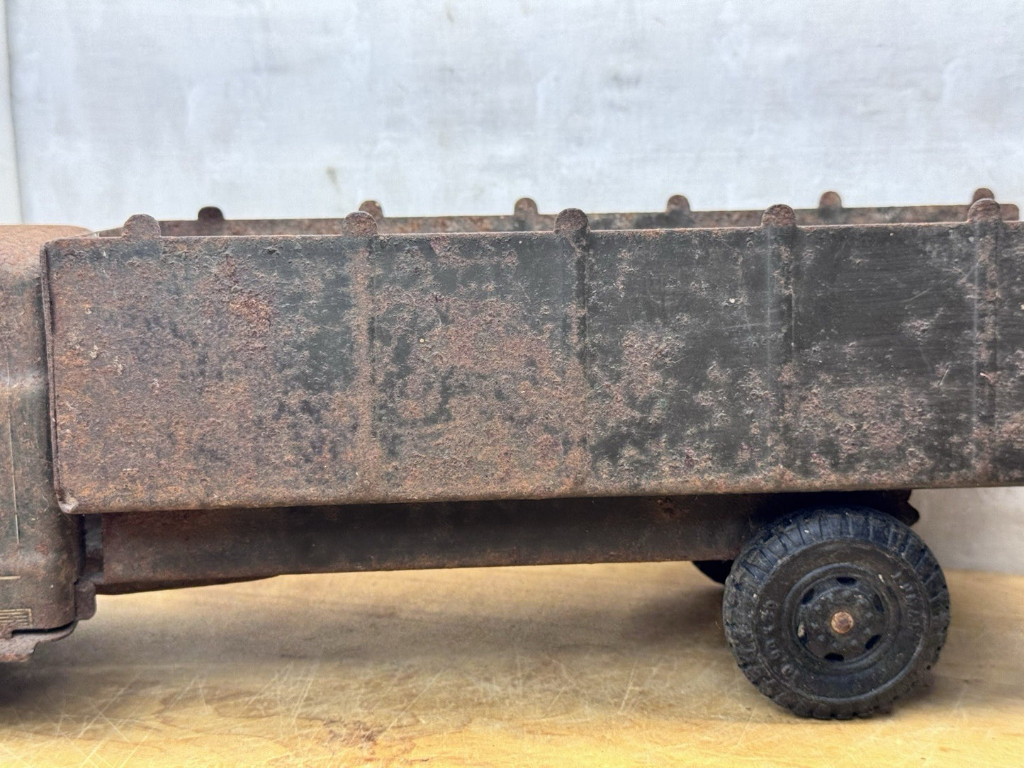 Vintage 1950’s Marx Lamar Army Troop Transport Truck Pressed Steel #1338
