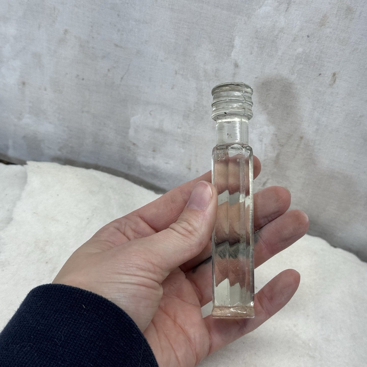 Glass CJ Medical Pharmecutical Pestle Vintage 