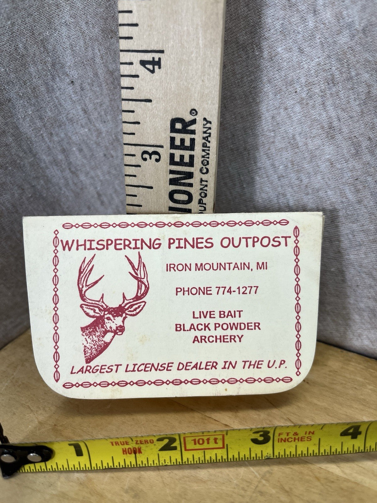 Whispering Pines Outpost Advertisement Iron Mountain Michigan 