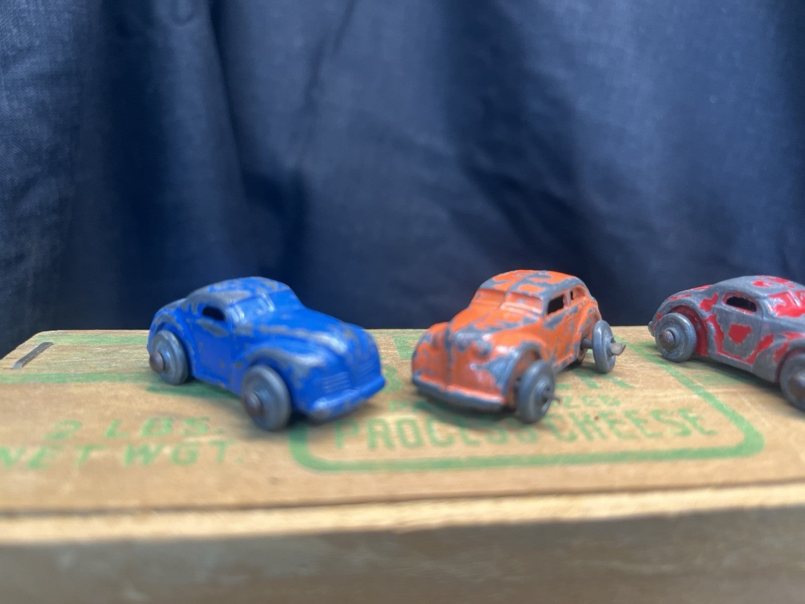 Vintage Mancave 9 Mini Metal Cars