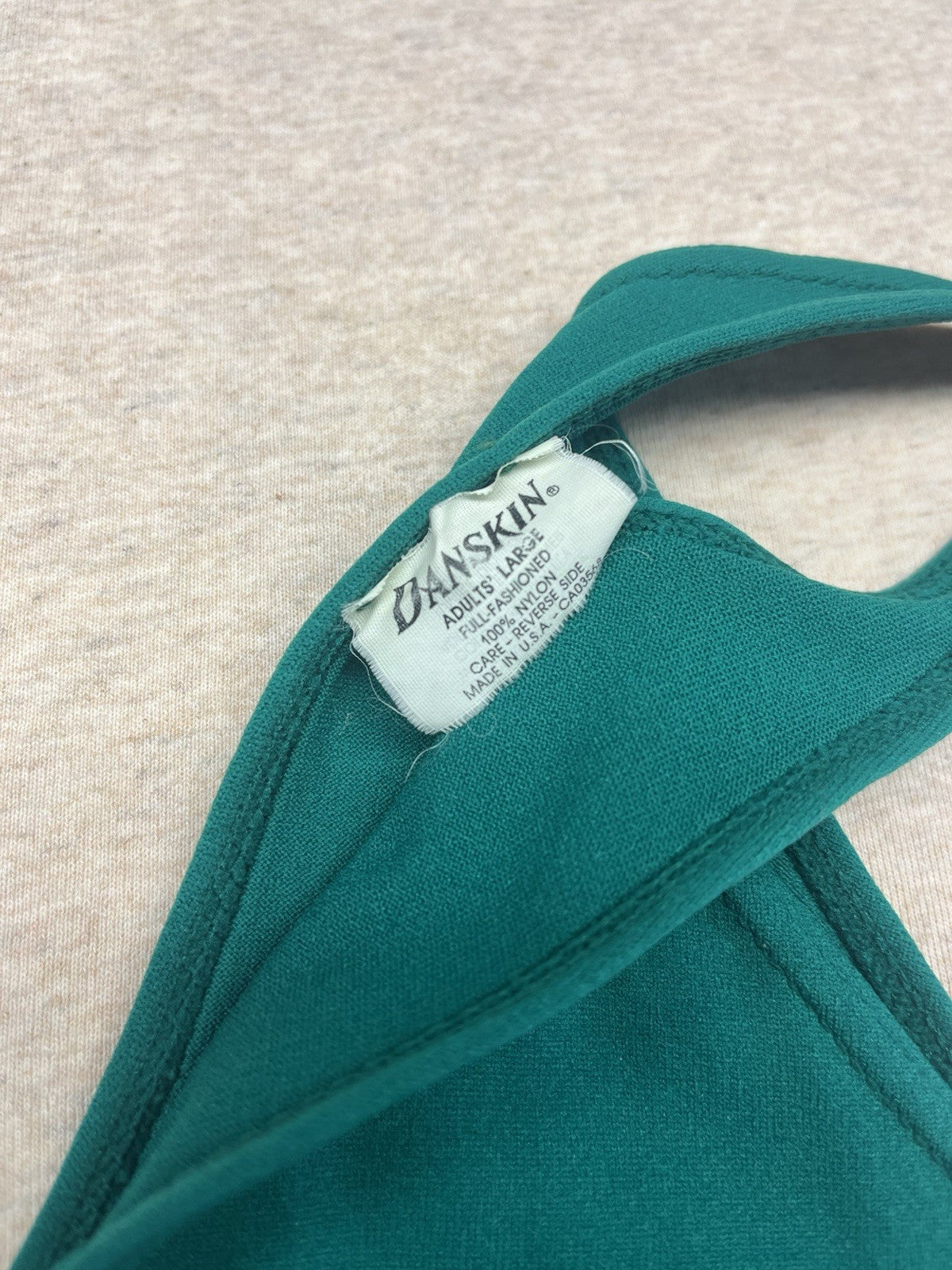 1990s Women’s Green Knit Sleeveless Body Suit