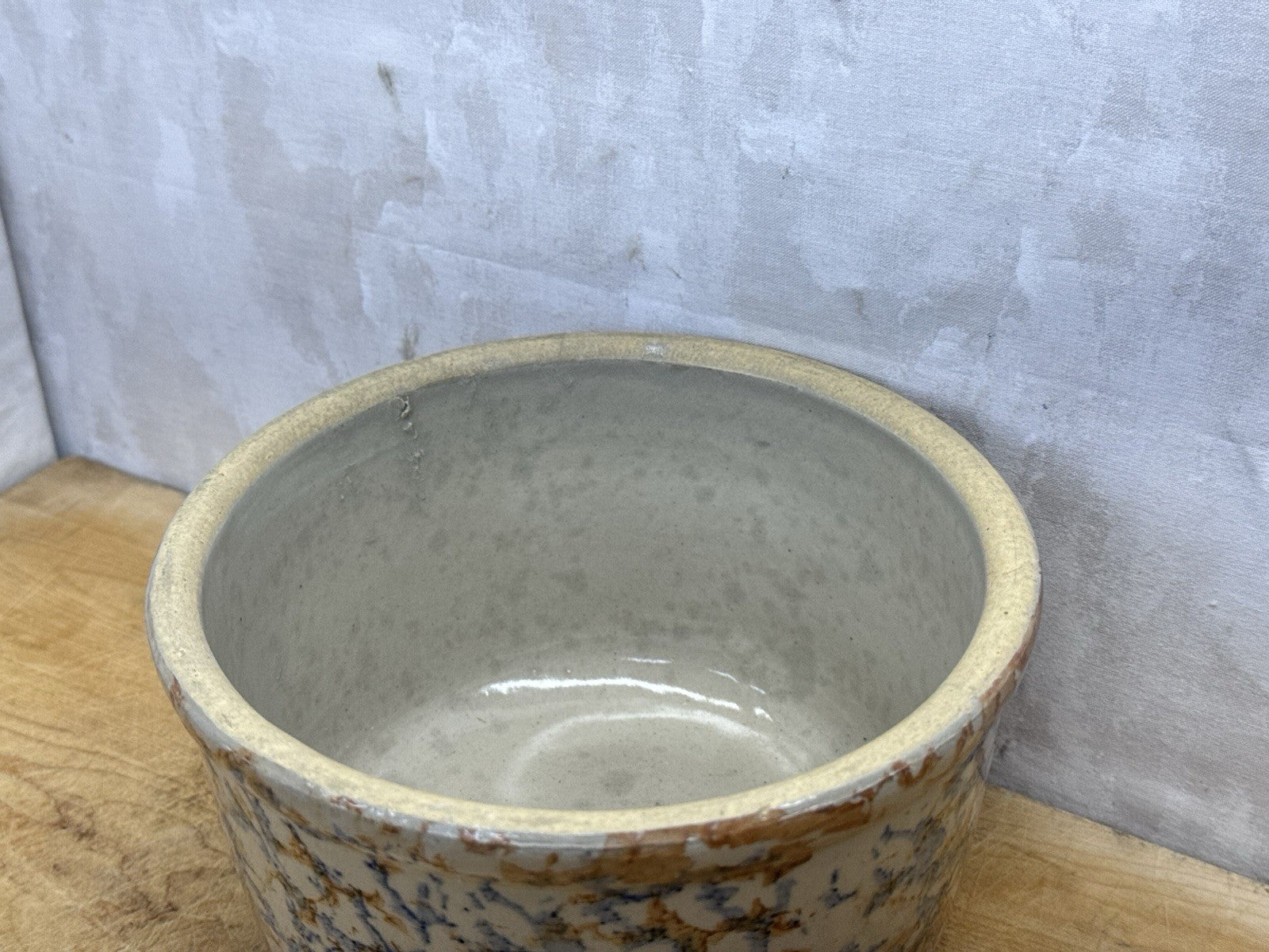 Redwing 7” Spongeware Bowl vintage #1144