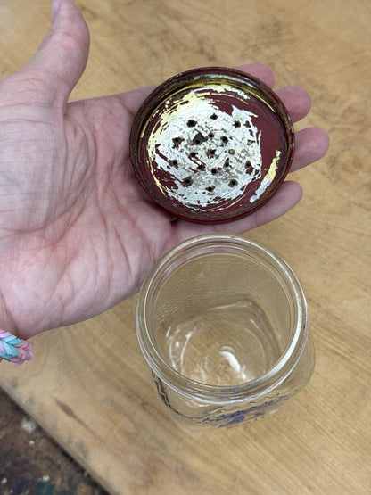 Salt Shaker Hoosier Jar Hazel Atlas Vintage #1108