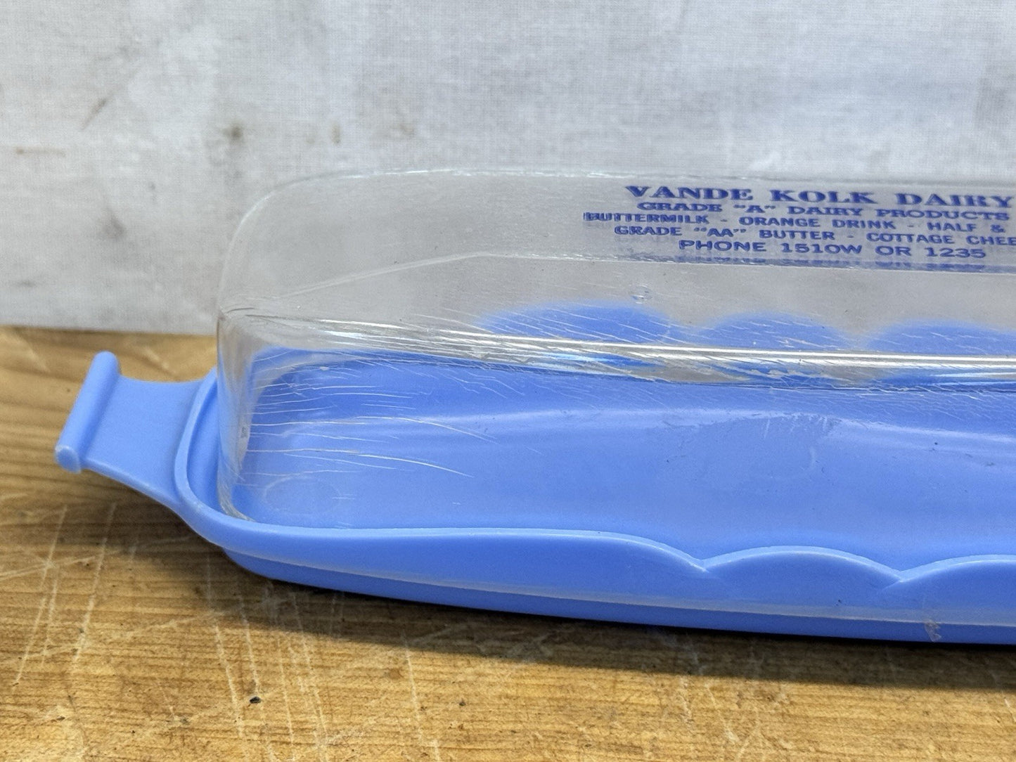 Vande Kolk Dairy Waupun Wisconsin Butter Ad Container #1443
