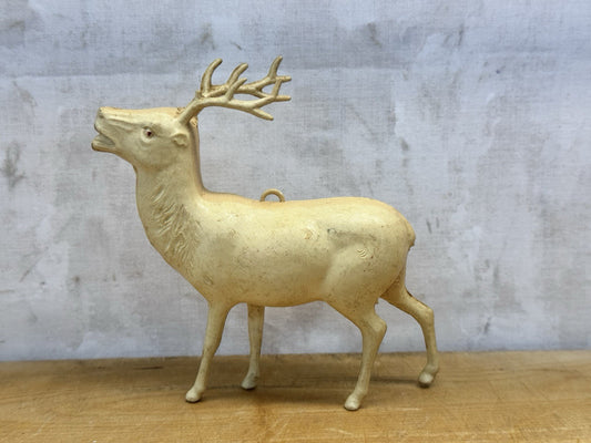 Plastic Reindeer Vintage Christmas #1054
