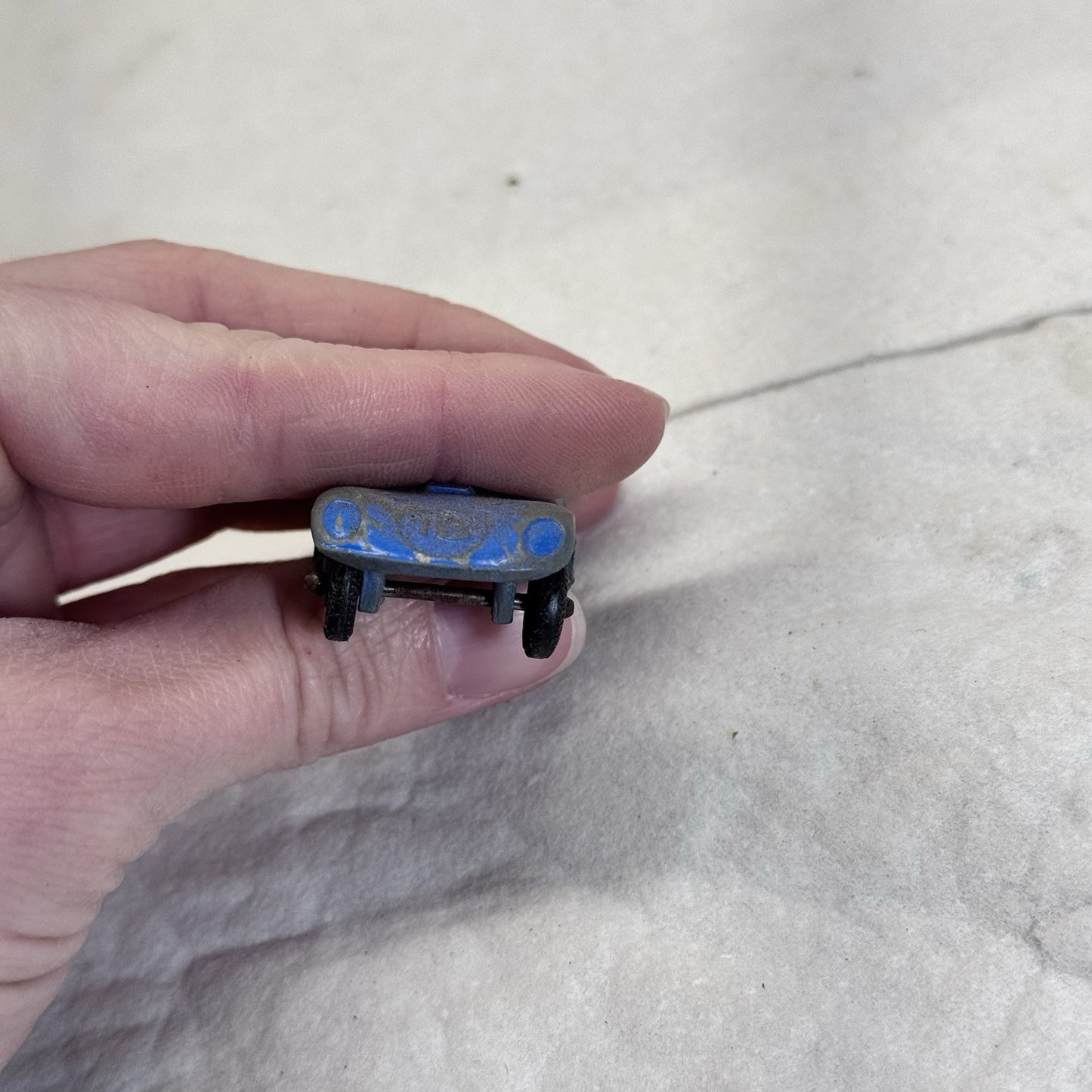 Vintage Tootsie Toy Chevrolet Blue Car