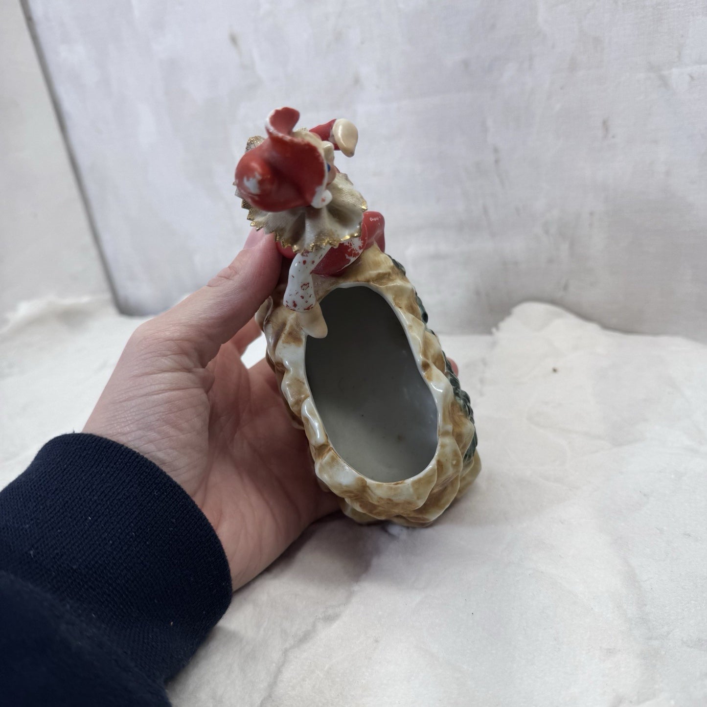 Vintage Ceramic Pixie Elf Planter Japan