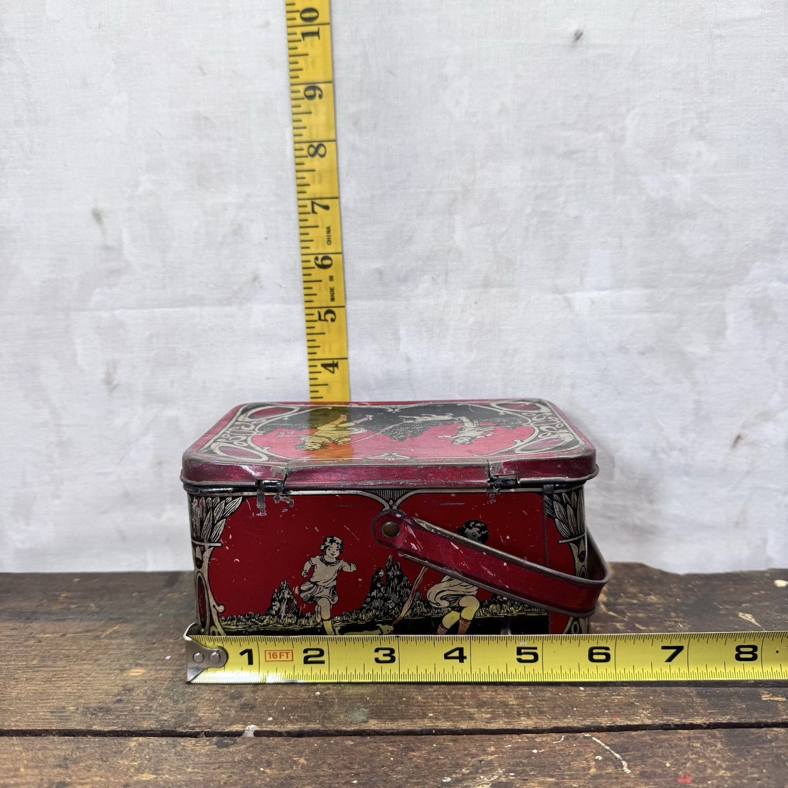 Child’s Tin Small Lunch Box Vintage