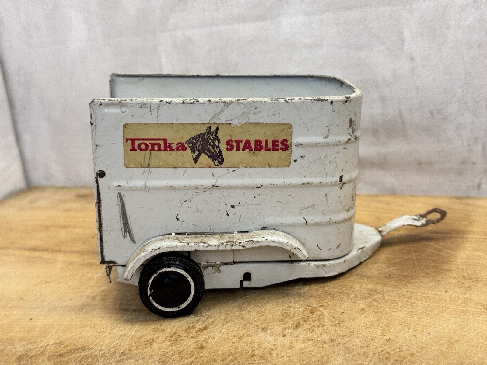 Vintage Tonka Horse Trailer Pressed Steel #1399