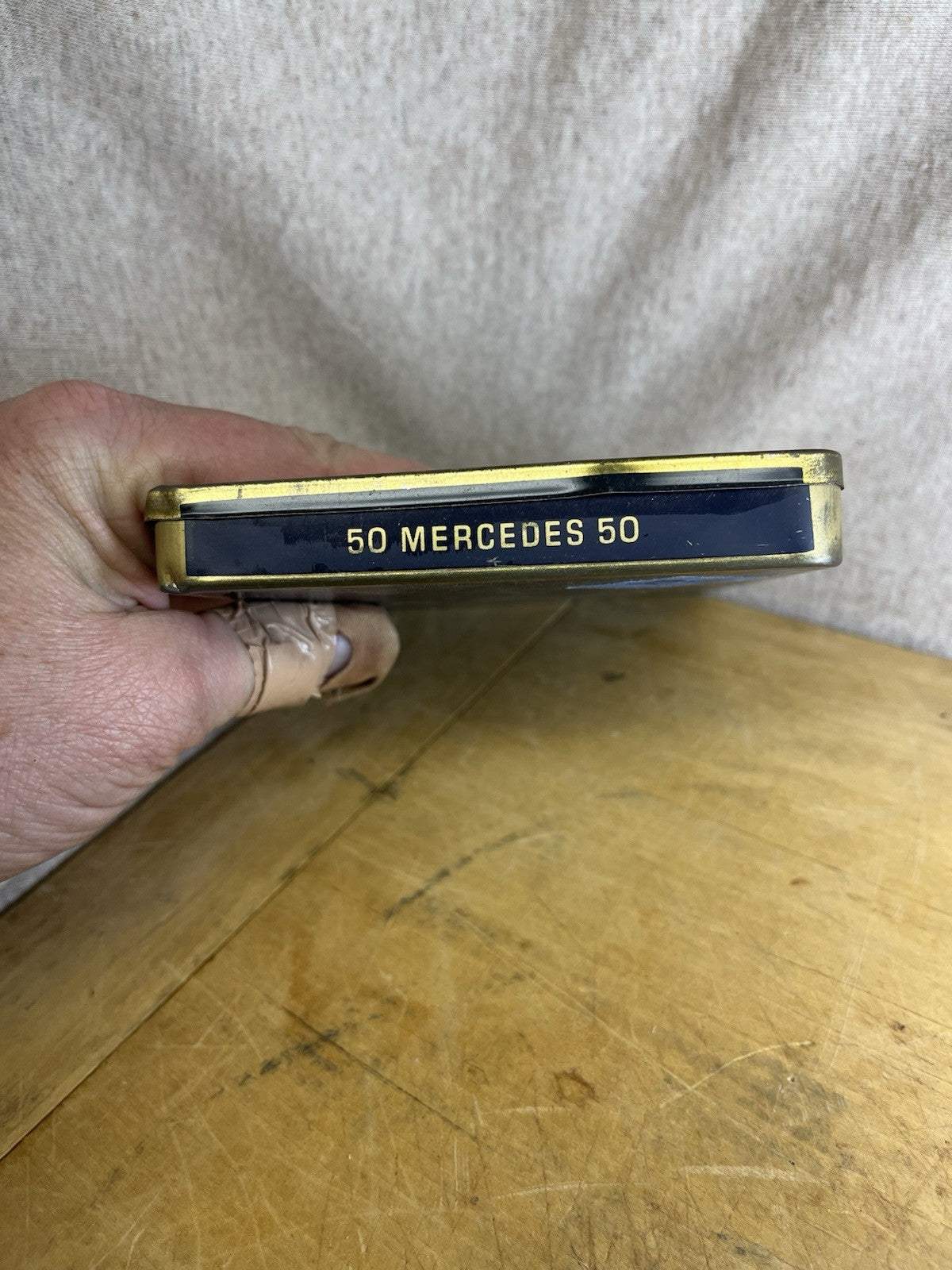 Batschari Mercedes Empty Vintage Tobacco Tin