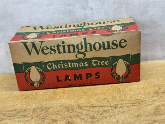 Westinghouse Christmas Tree Lamps Vtg #1307