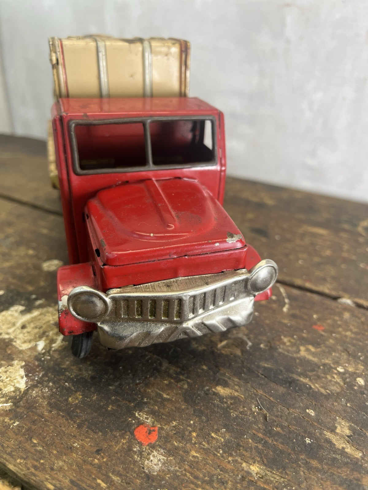 Tin Litho Cement Truck Non Working