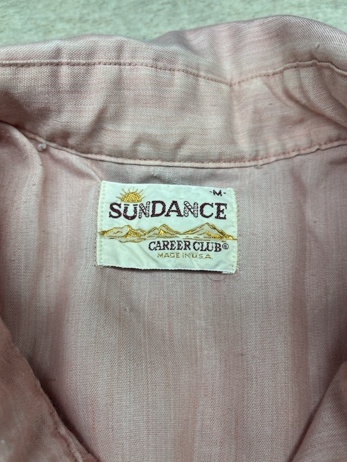  Vtg Sundance Career Club Men’s Medium Western Shirt 