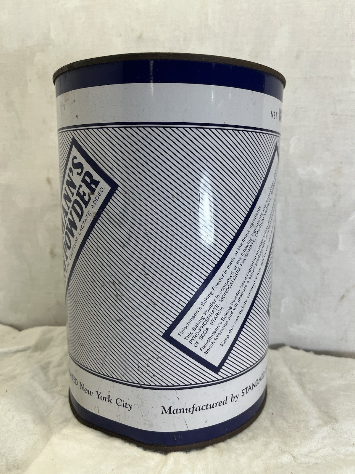 Fleishmans Baking Powder Vintage Tin