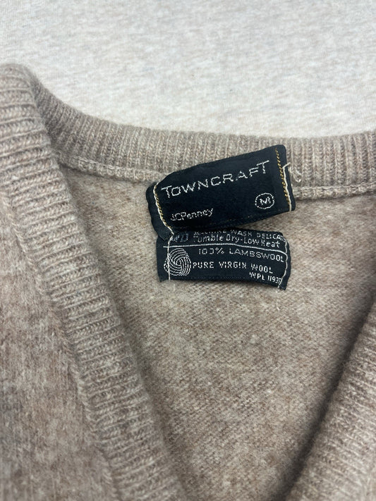 1960s, 70s Men’s Tan Wool Knit Vest