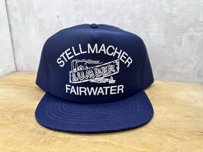 Stellmacher Fairwater Wisconsin Vintage SnapBack Hat NOS #S-1523