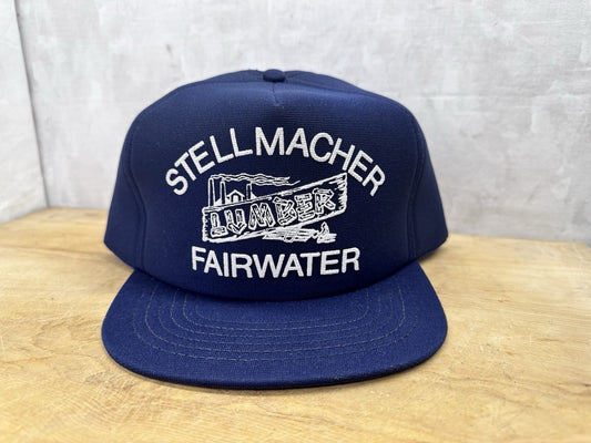 Stellmacher Fairwater Wisconsin Vintage SnapBack Hat NOS #S-1523