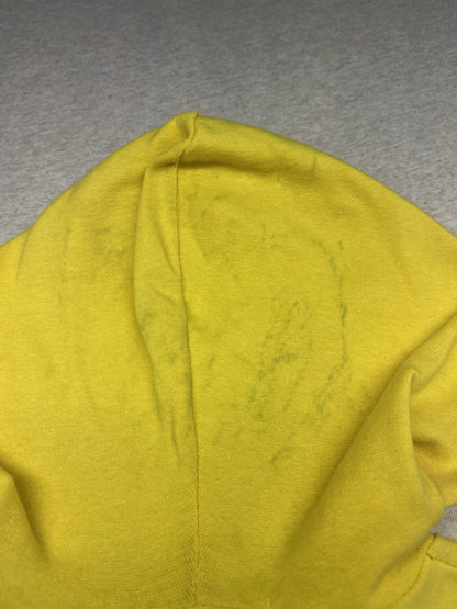 1990s Women’s Yellow Sleeveless W/hood Knit Body Suit 