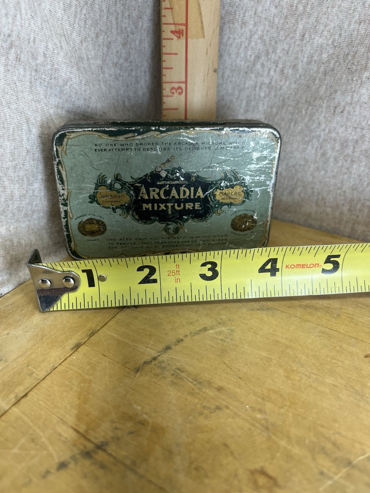 Arcadia Mixture Empty Vintage Tobacco Tin