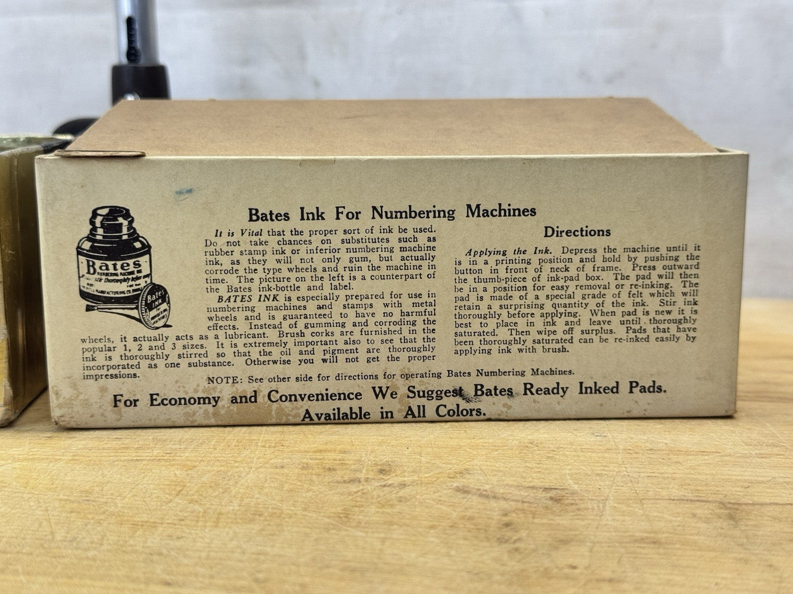 Bates Numbering Machine #1033