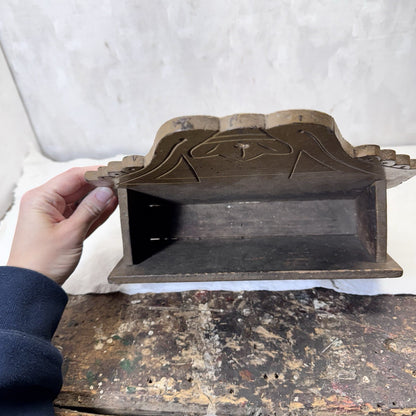 Primitive Mustard Color Candlebox