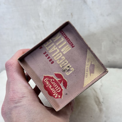 Morning Glory Half & Half Carton Vintage Empty