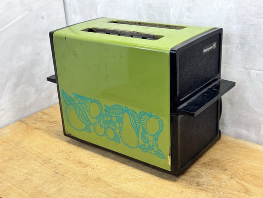 Vintage Green And Black Toaster Display Only #1145