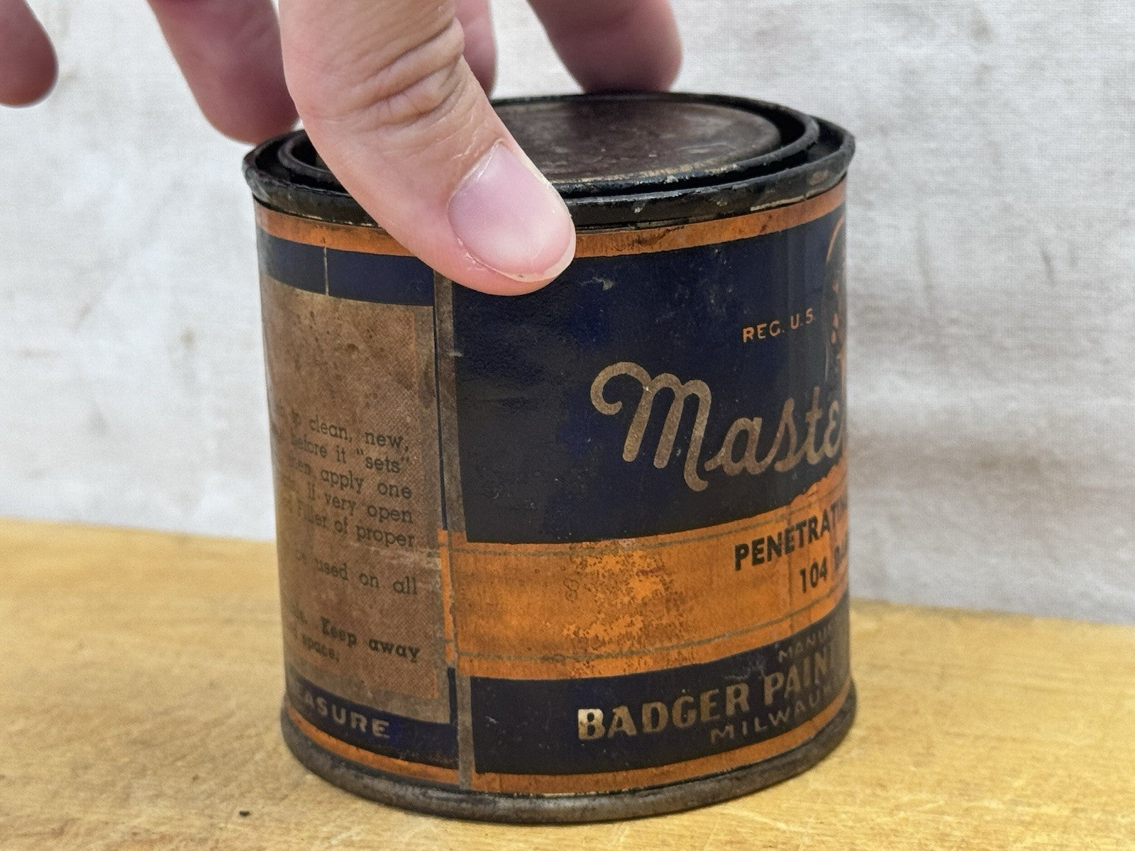 Mastercraft Penetrating Oil Stain Antique Can #1312